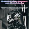 BT56 Motorcycle Helmet Bluetooth Headset BT5.4 Handsfree Call Wireless Noise Reduction Waterproof Headphone with RGB Light