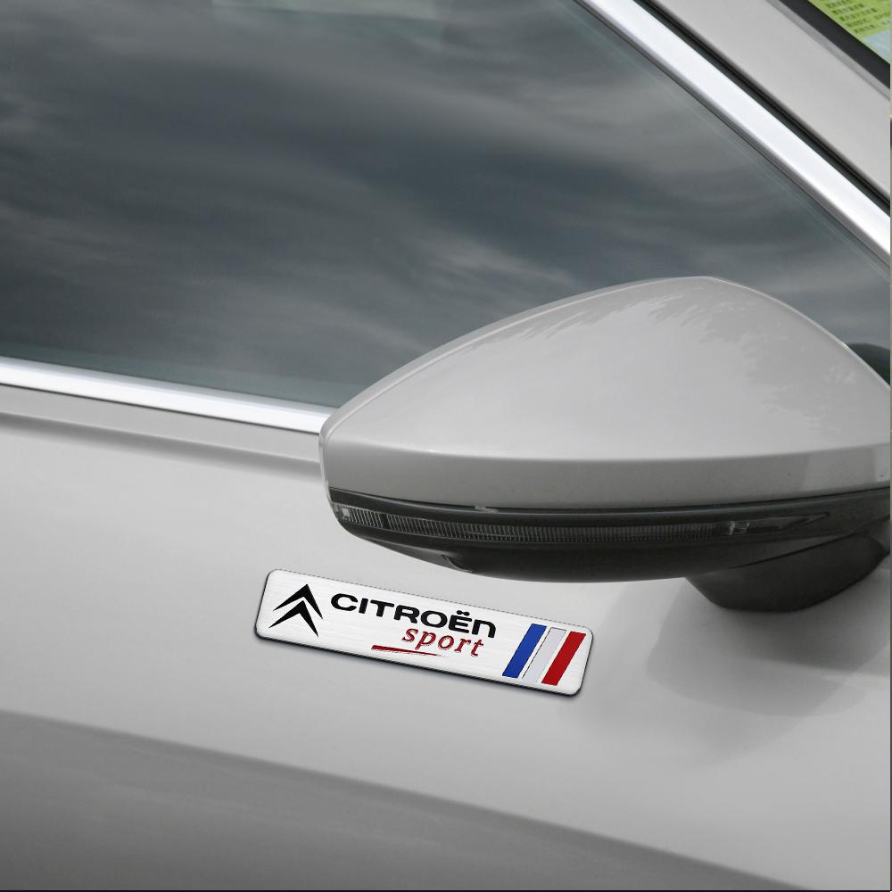 2026 Hot Car Sticker Car Styling 3D Aluminum Emblem Car Decoration Body Sticker Decals For Citroen C1 C2 C3 C4 Grand Picasso C4L