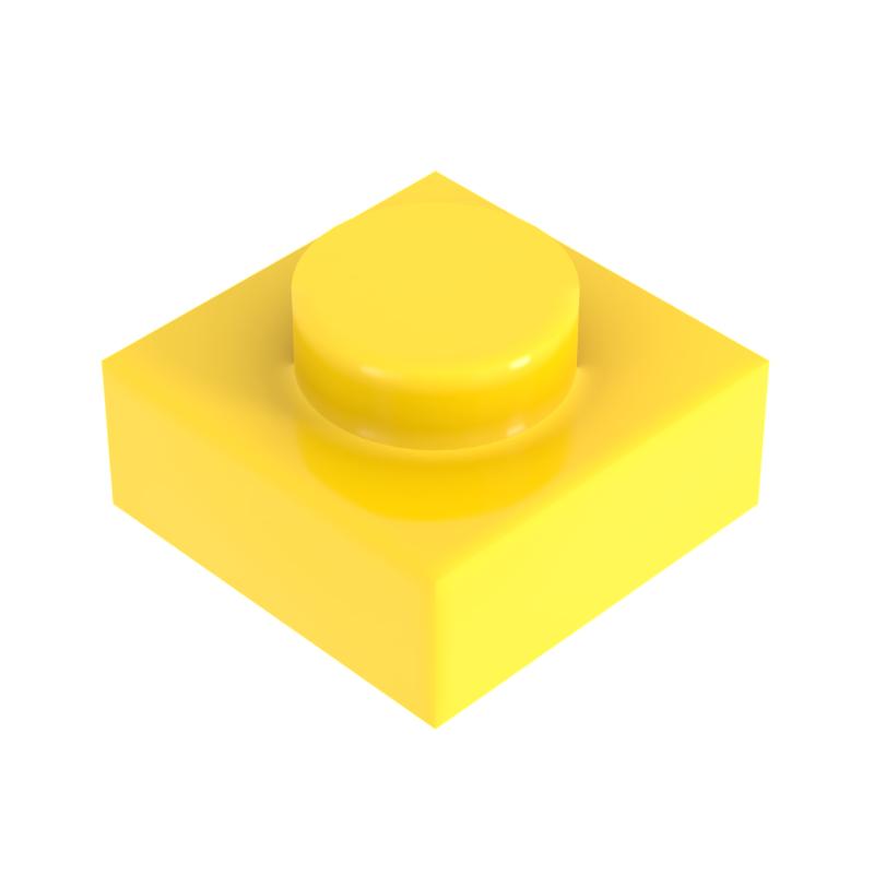 [Funbrick] 50PCS Plate 1x1 3024 Compatible Famous Small Particle Classic Building Blocks Educational Creative Toys MOC DIY