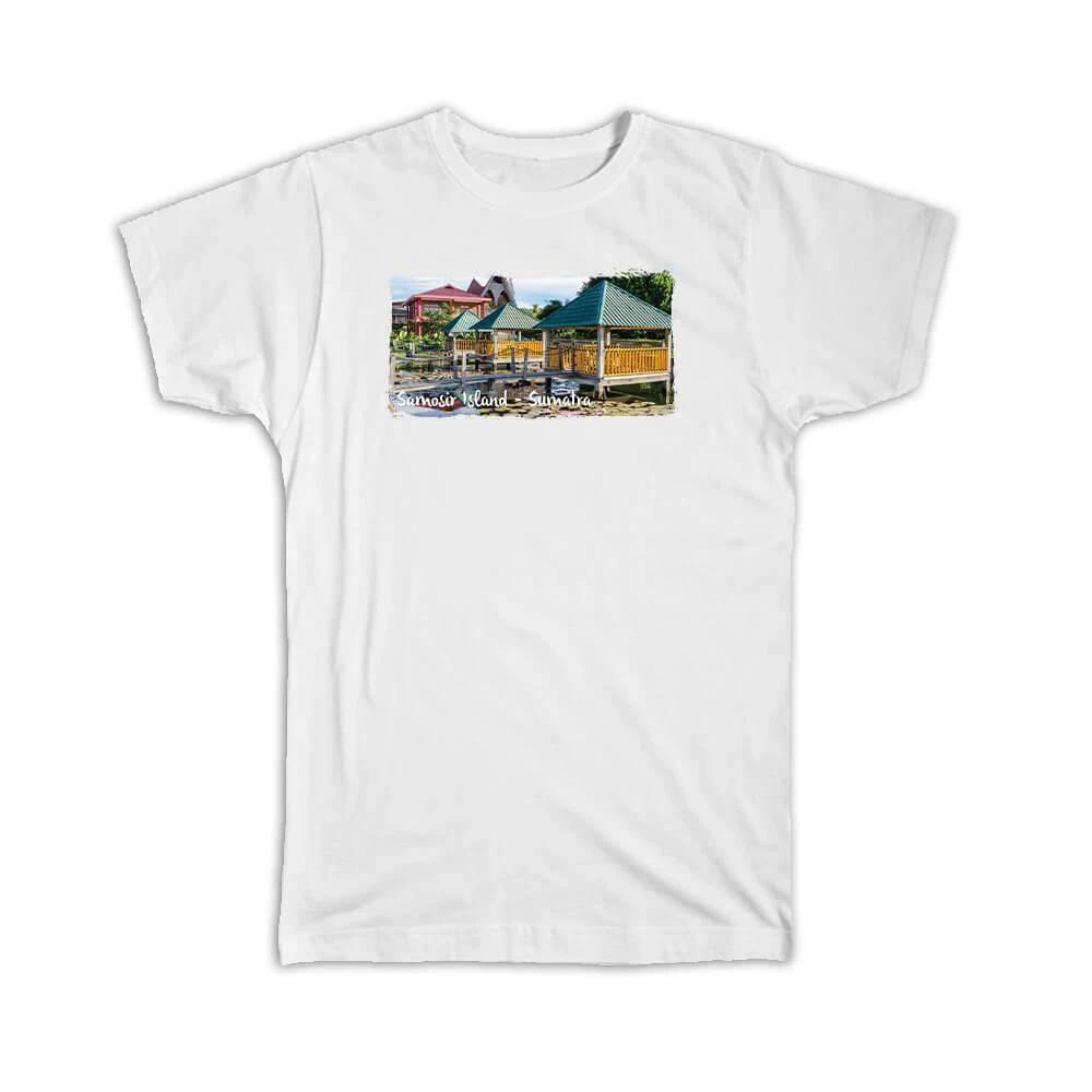 

Gift T-Shirt : Distressed Samosir Island Lake Toba Sumatra Indonesia Indonesian M