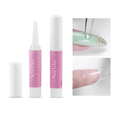 Nail Art 2G Colla Indossare Colla per Unghie Colla per Unghie Indossare Colla per Unghie appiccicosa Diamante Colla