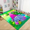 1Pc Christmas Gnome Parade Carpet Rug Soft Washable Antislip Home Living Room Sofa Mats Personalized Christmas Rug