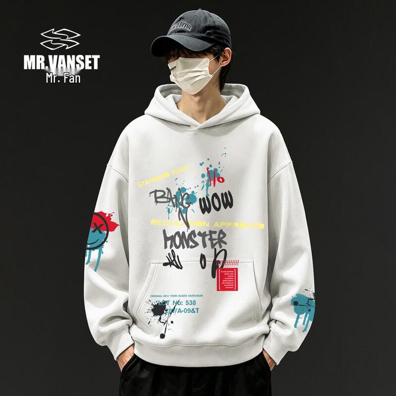 VAALEADING Casual Streetwear Hooded Sweatshirt