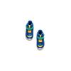 Anta Kids Fleece Lined Sports Casual Non-Slip Wear-Resistant Warm High-Top Walking Shoes Baby Shoes Blue Green A332140096A-5