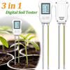 3 In 1 Digital LCD Soil Meter Temperature Humidity PH Meter with Backlight Plant Measuring Instrument for Flower Plants Garden