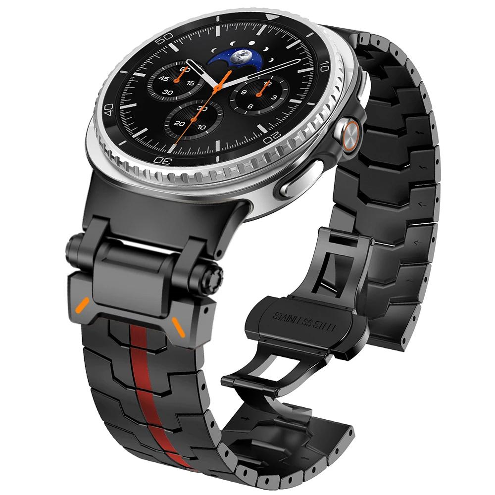 Stainless Steel Bracelet for Samsung Galaxy Watch 8 8 Classic 46mm 44mm 40mm Metal Band For GALAXY Watch Ultra 2025 47mm Straps