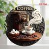 Vintage Coffee Machine Metal Poster Wall Art Bar Kitchen Decor 16x1