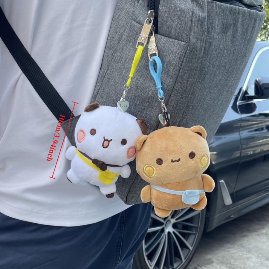 Cute Bubu And Dudu Panda Plush Doll Plush Sleeping Buddy Kawaii Animation Fluffy Bear Plaything Car Sofa Decoration Christmas/Birthday Gift