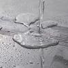 1 Roll Disposable Hair Drain Stickers Waterproof Fiberglass Floor Drain Sticker Mesh Filter Hair