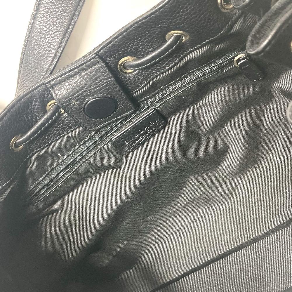 Bvlgari Logo Mania Bag Shoulder Bag Tote Bag Leather/Canvas Black/GoldHardware