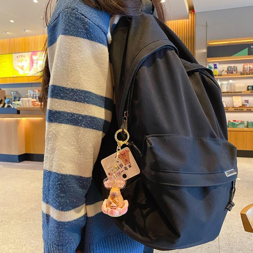 Lucky Lotus Series Buddha Blessing Animal Cute Pig Pendant Creative Backpack Hanging Decoration Cartoon Trendy Play Exquisite