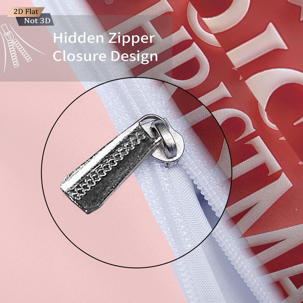 3-teiliges Bettwäscheset mit Weihnachtsmann-Imitationsreliefdruck, ohne Füllung, in verschiedenen Größen, Schlafzimmer-Feiertagsbettwäsche-Dekoration, maschinenwaschbar