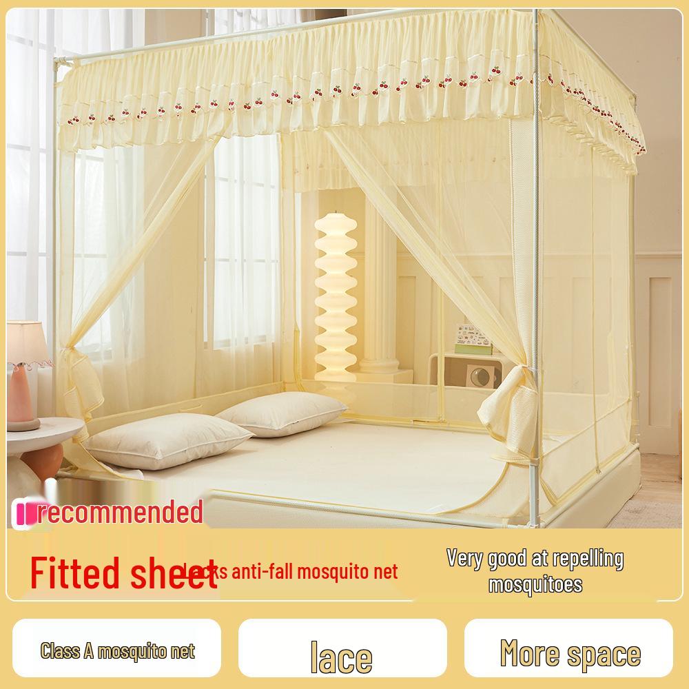 Class A Lace Anti-Fall Mosquito Net: Stylish Three-Door Bed Canopy for Kids' Bedrooms, 2026 Edition