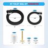 RV Toilet Seal Kit Compatible With Dometic 300 310 320, RV Toilet Parts Replacement For 385311658 Toilet Flush Seal And 385311652 Toilet Base Seal