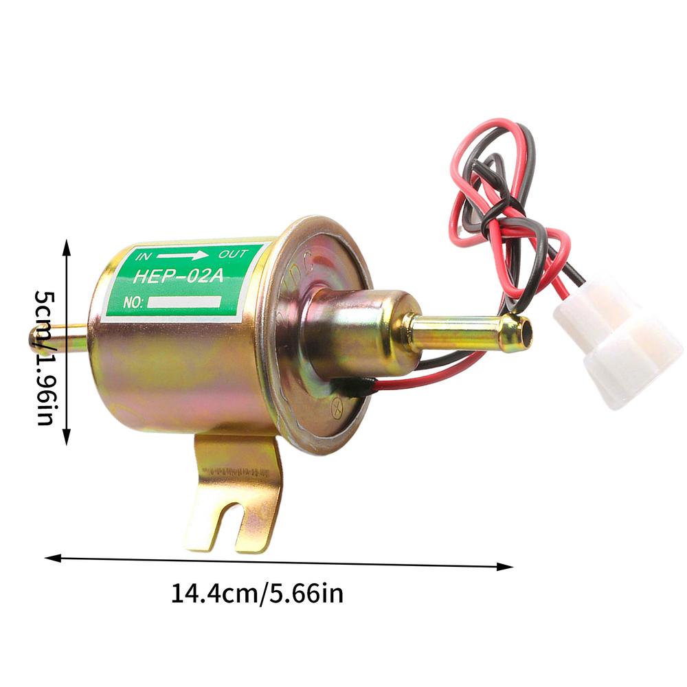 

Масляный насос низкого давления 12 В, встроенный небольшой масляный насос HEP-02A, электрический масляный насос для мотоцикла, эффективные модификации автомобилей золотой