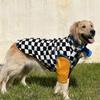BARKDOG [SET] Checkerboard Reversible Padding Vest & Scarf