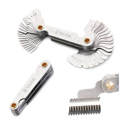 Steel Measuring 55/60 Degree Thread Plug Gauge Gear Tooth Gauges Screw Pitch Center Measurement