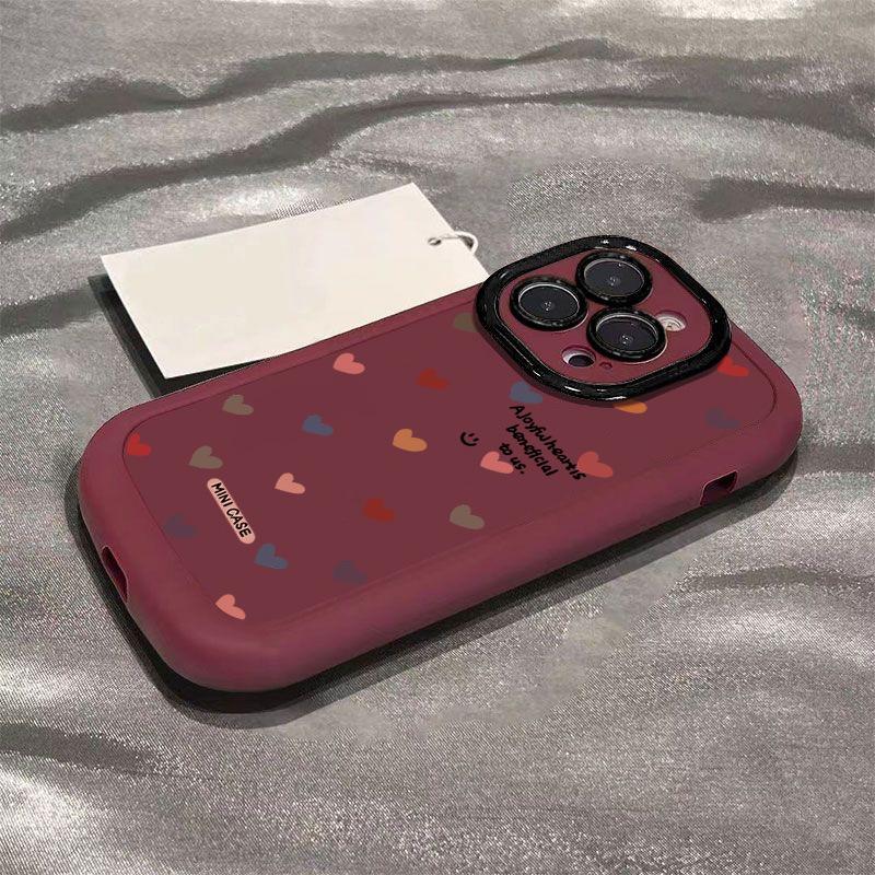 Full Screen of Love for Apple 15promax Mobile Phone Case for IPhone13/14 All-inclusive 12 for Huawei Honor 11 Female