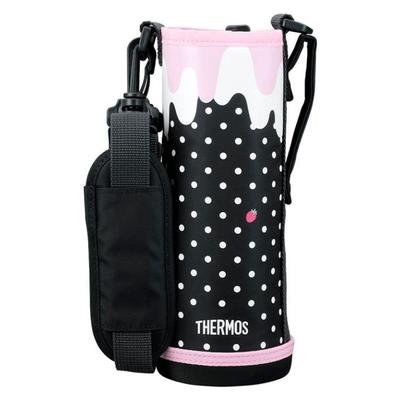 Thermos Ersatzflasche mit praktischer graurosa 2-Wege-Tasche FJJ-1001WF, (Gips)