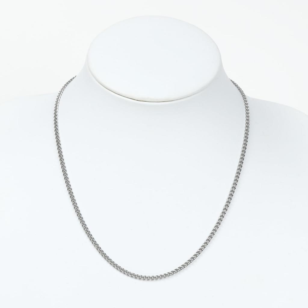 MIONO AIR SEVEN Curbside Curbside Magnetic Necklace with Surgical Stainless Steel Relieves Stiff Promotes Blood Certified Medical Made in Japan Chain,