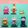 Shin Crayon Fun Chan Frog Tiger Cow Giraffe Shaped Animal Theme Model Ornament