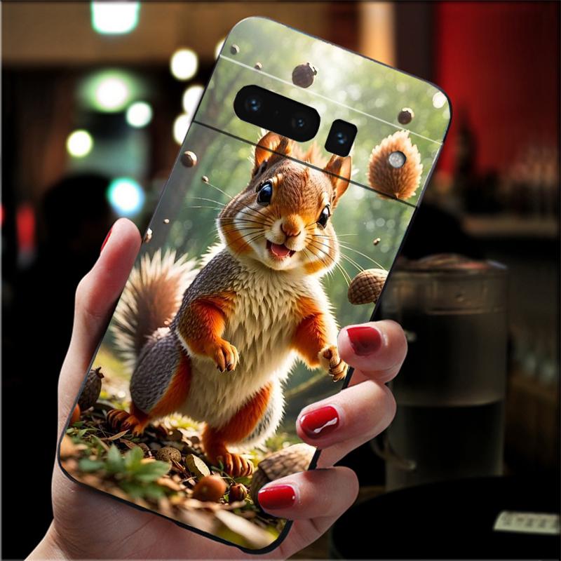 Squirrel Phone Case For Google Pixel 8 7 Pro 7A 7 6A 6 Pro Pixel 8A 4A 3A 4 XL Pixel 5 6 4 3 3A XL