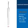 Stainless Steel Double-Ended Pimple Tweezer & Blackhead Remover Tool Set