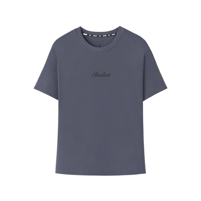 Skechers Solid Slim Fit Moisture-Wicking T-Shirt Women tops L226W123-026R M