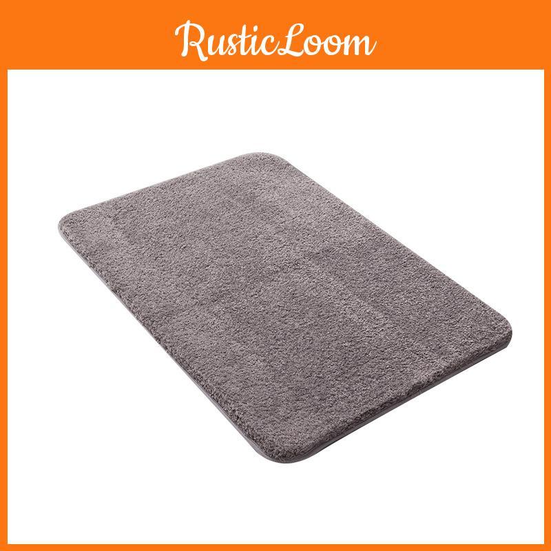 Thick Absorbent Water Microfibre Bath Mat Washable Non Slip Plush Mats Bath