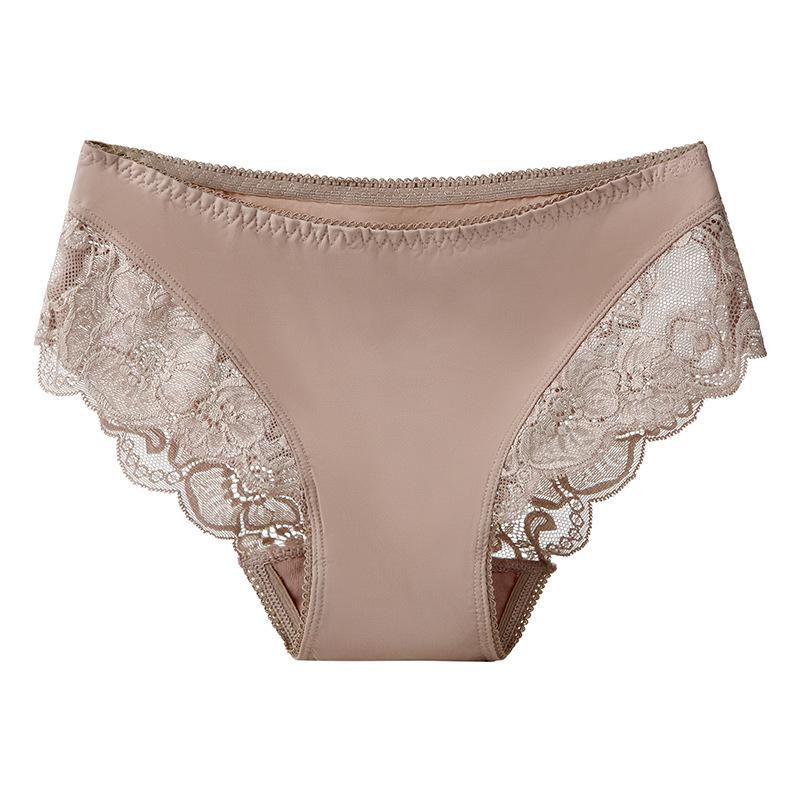 Lady Summer Sexy Lace Hollow Out No Trace Breathable in Low Thong Underwear