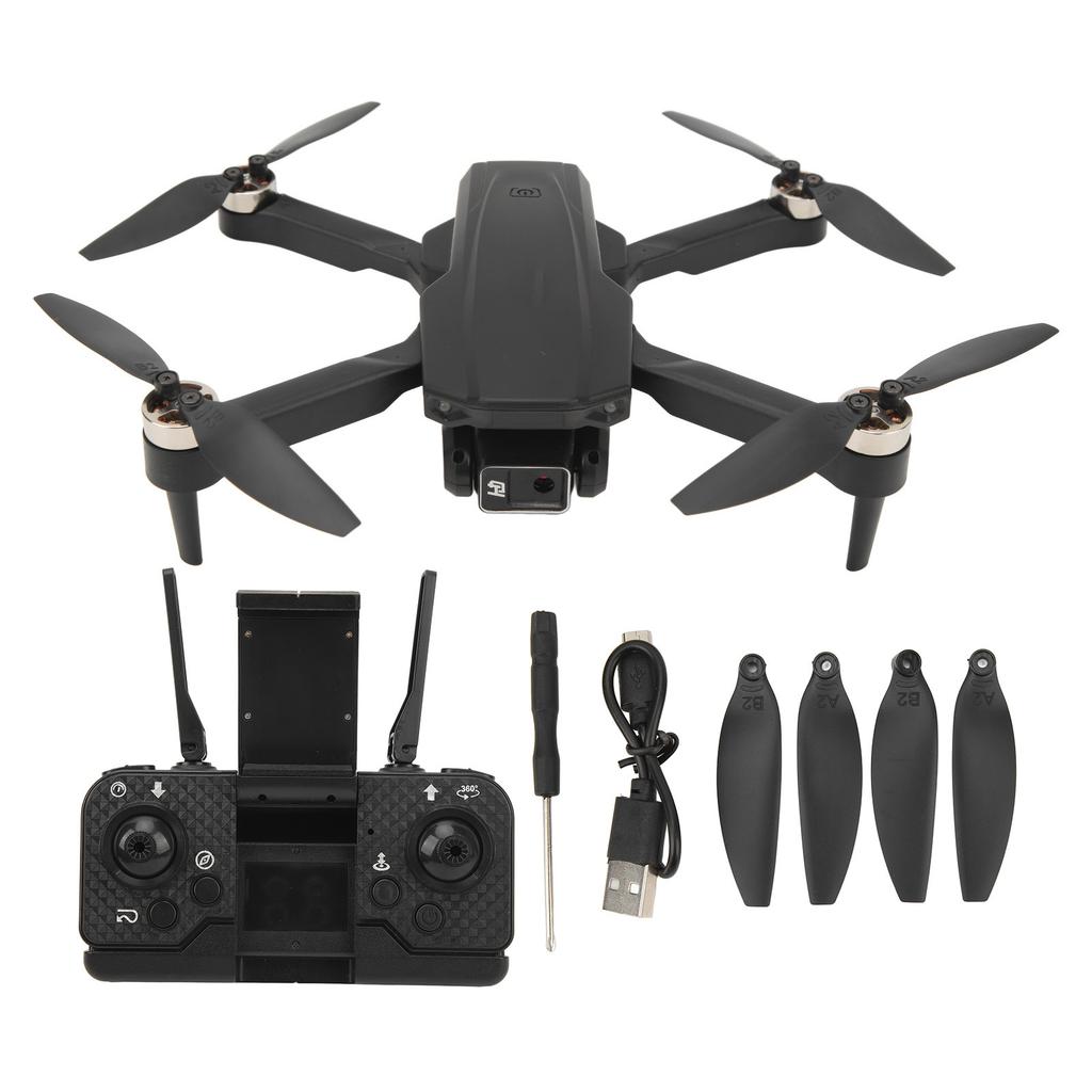 H16 RC Drone Dual Camera Foladable Quadcopter Black Optical Flow Hover Flip Headless Mode Gravity