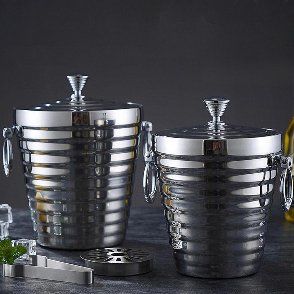 Metal Ice Bucket, Beer Bucket ,Cooling Container , 1L