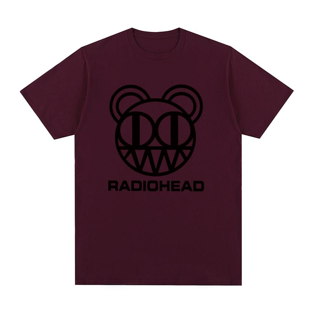 Radiohead Vintage T-shirt Rock n Roll Amnesiac Cotton Men T shirt New Tee Tshirt Womens Tops