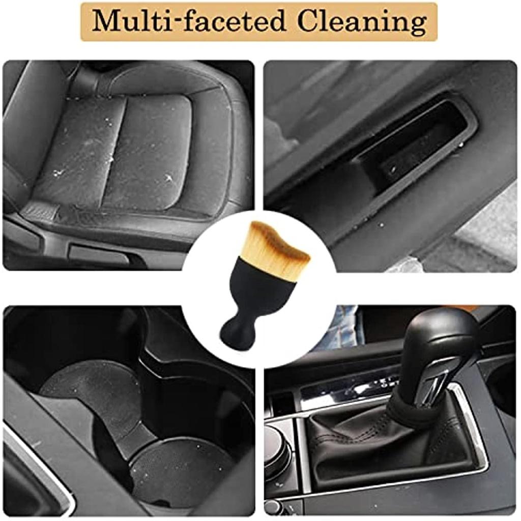 4pcs Soft Car Detailing Brushes Portable Cleaning Brush Dashboard Air Outlet Gap Dust Removal Clean Brushes Home Office Detailing Clean Tools For Car