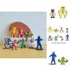 Set di Giocattoli Colorati Roblox Rainbow Friends per Bambini 8 Pezzi Modello Bambole Decorazione
