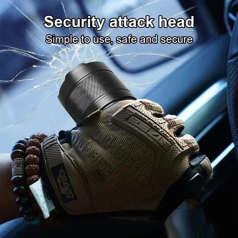 High Power LED White Laser Flashlight Type C Rechargeable Tactical Torch Zoom Lantern Long Range Spotlight for Camping Outdoor