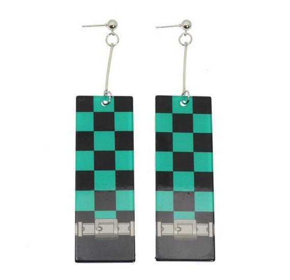 Japanese Style Demon Slayer Mutsuki Haya Female Demon Earrings