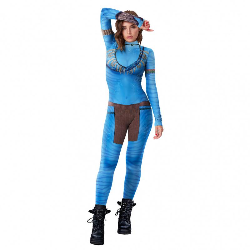 Cosplay Avatar Kids Clothes Stage Costumes Hero Adult One-piece Tights Outfits