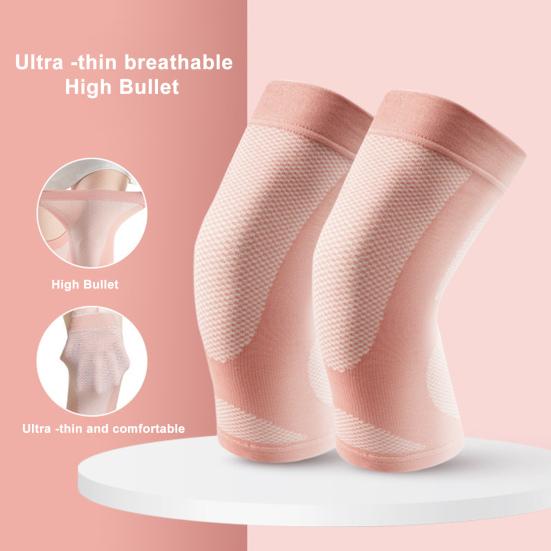 1 Pair Women Men Sport Knee Pads Pain Relief Running Yoga Dancing Knee Protector Brace Ultra-thin Breathable Knee