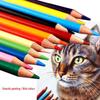 3.5-inch Round Barrel Water-Soluble Colored Pencil Set for Drawing