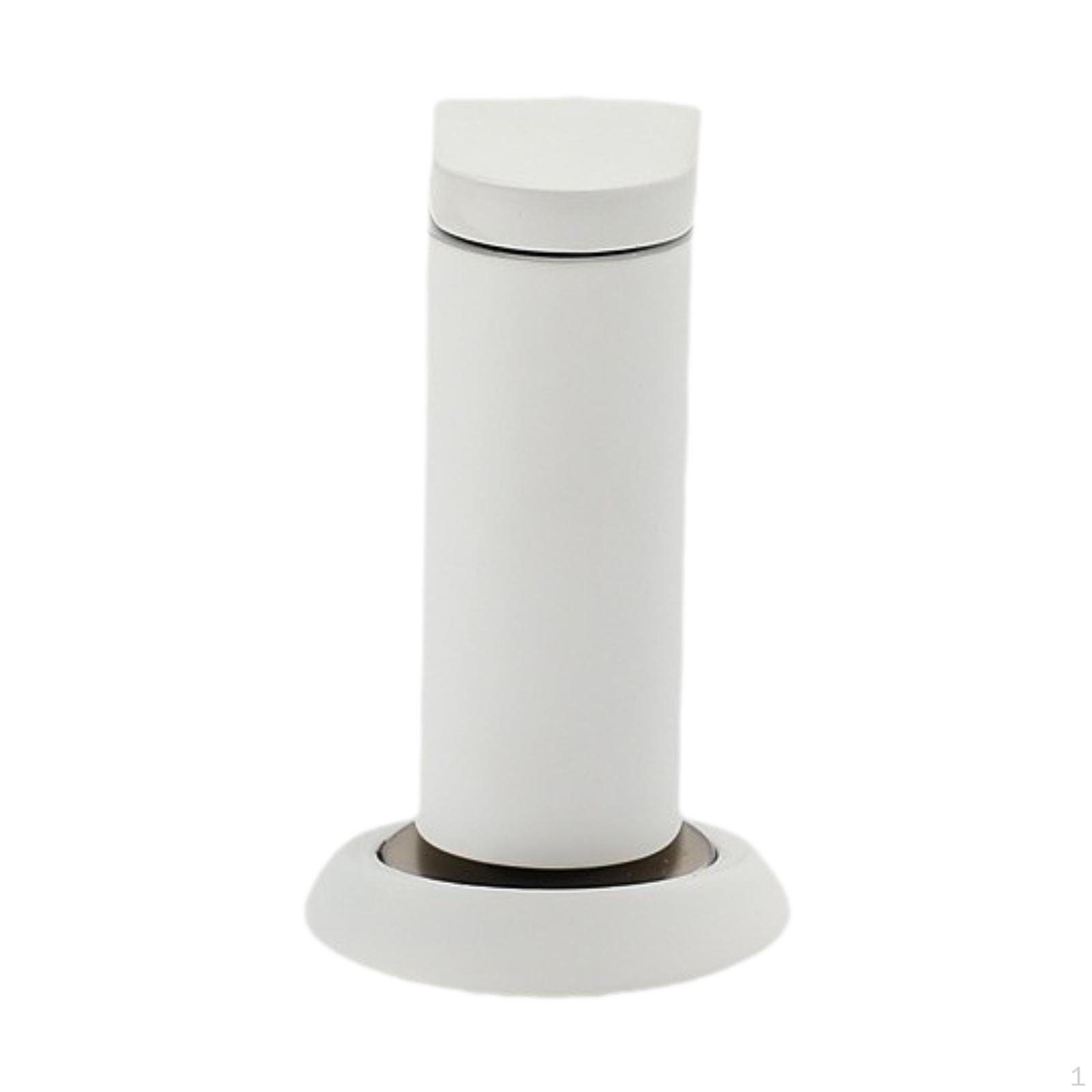 

Magnetic Door Stopper Windproof Versatile Holder for Hotel Kitchen Home White білий