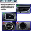 3PCS Bling Diamond Flower Car Air Vent Clips, Cute Crystal Rhinestone Interior Clip-On Air Conditioning Outlet Decoration, Car Vent Clip Charm for