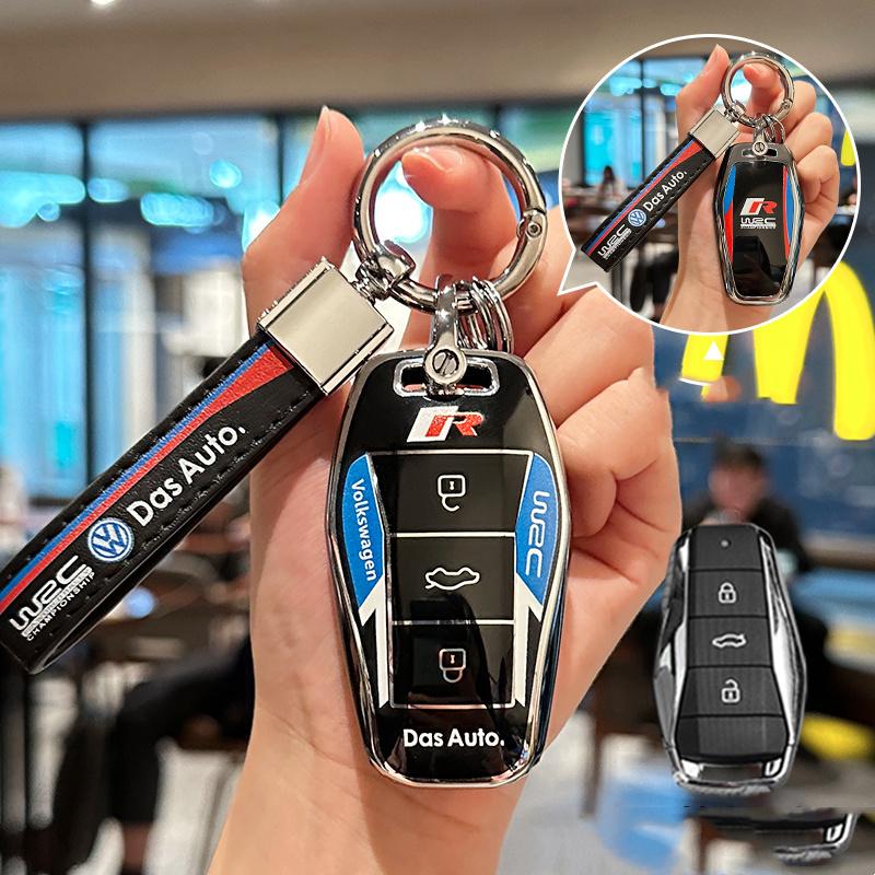 For VOLKSWAGEN TPU Car Key Cover Remote Control Fob Shell Case Keychain Holder Auto Accessories For JAC VW SOL E10X QX X8 E50 X6
