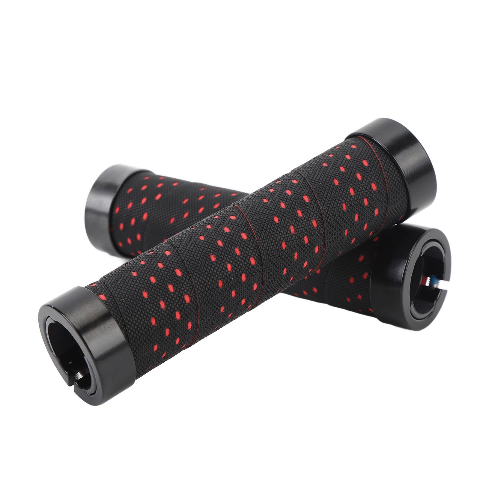 

2 комплекта ручек для велосипедного руля, противоскользящие, с двойной блокировкой, из ПУ, удобные, 22,2 мм