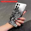 2DFlat Samsung phone case Black & White Floral Bloom Applicable to Galaxy S23 S24 S25ULTRA S26 A12 A14 A15 A16 A54 A55