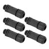 E7 Waterproof Connector Vertical Assembly Welded Wire Type 4 Core Electrical Cable Connector 60V 2A