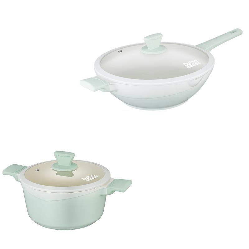 DeBao Kamelo Wok & Sylvia Soup Pot Set