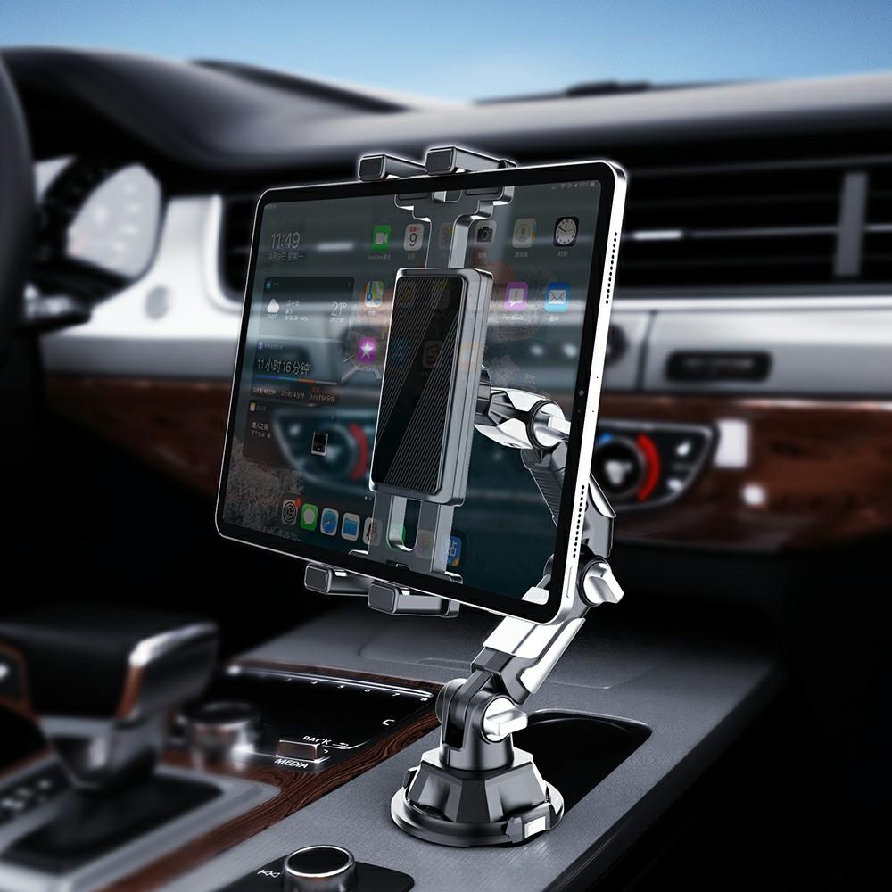S258 Universal Car Cup Holder Phone Tablet Mount Adjustable Arm 360 Degree Rotation Stand