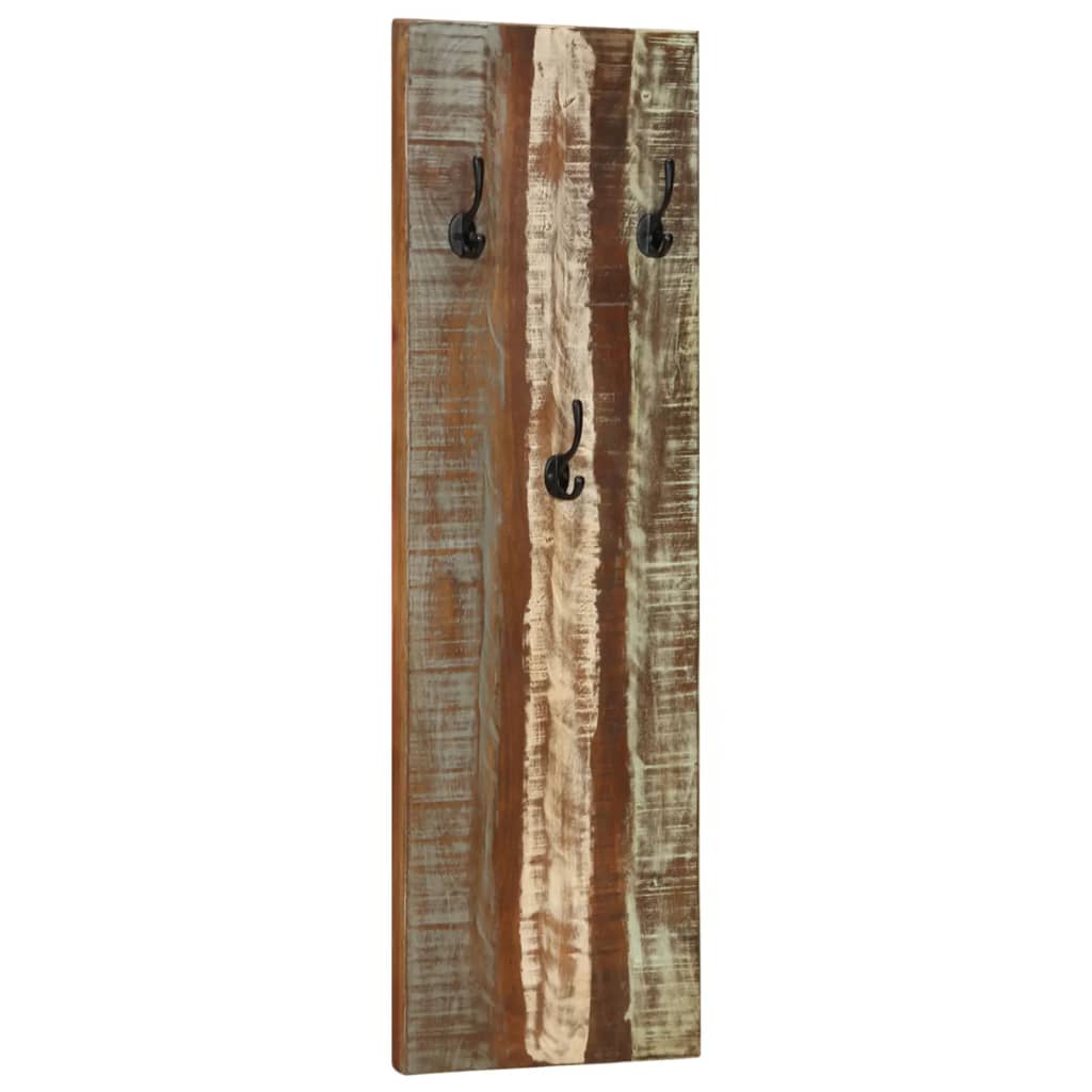 Wall Coat Racks Set of 2 36 x 3 x 110 cm Solid Reclaimed Wood