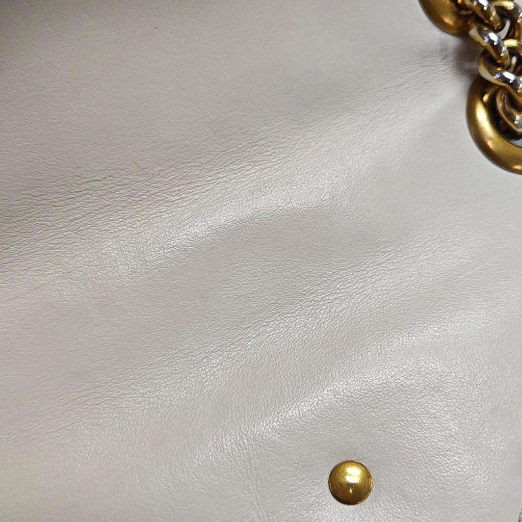 [Pre-Owned] Gucci GG Marmont Matelassé Mini Bag 'White' - Very Good #1X5VKQF